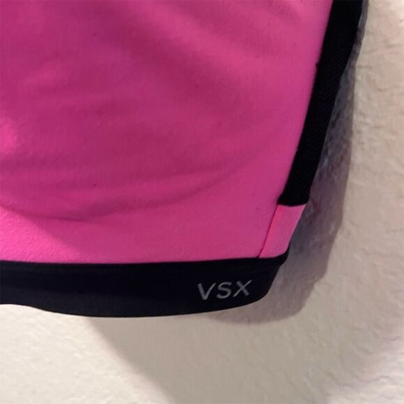 Victoria's Secret VSX Sports Bra Pink M High Support Front Zip Racerback - Picture 4 of 9